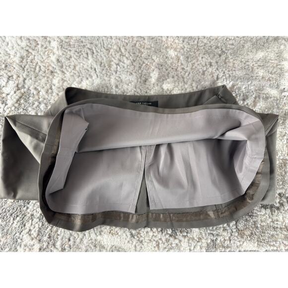 NEW Ann Taylor Petite Size 10P Wool Pencil Knee Length Skirt Gray Career NWT - Picture 6 of 9